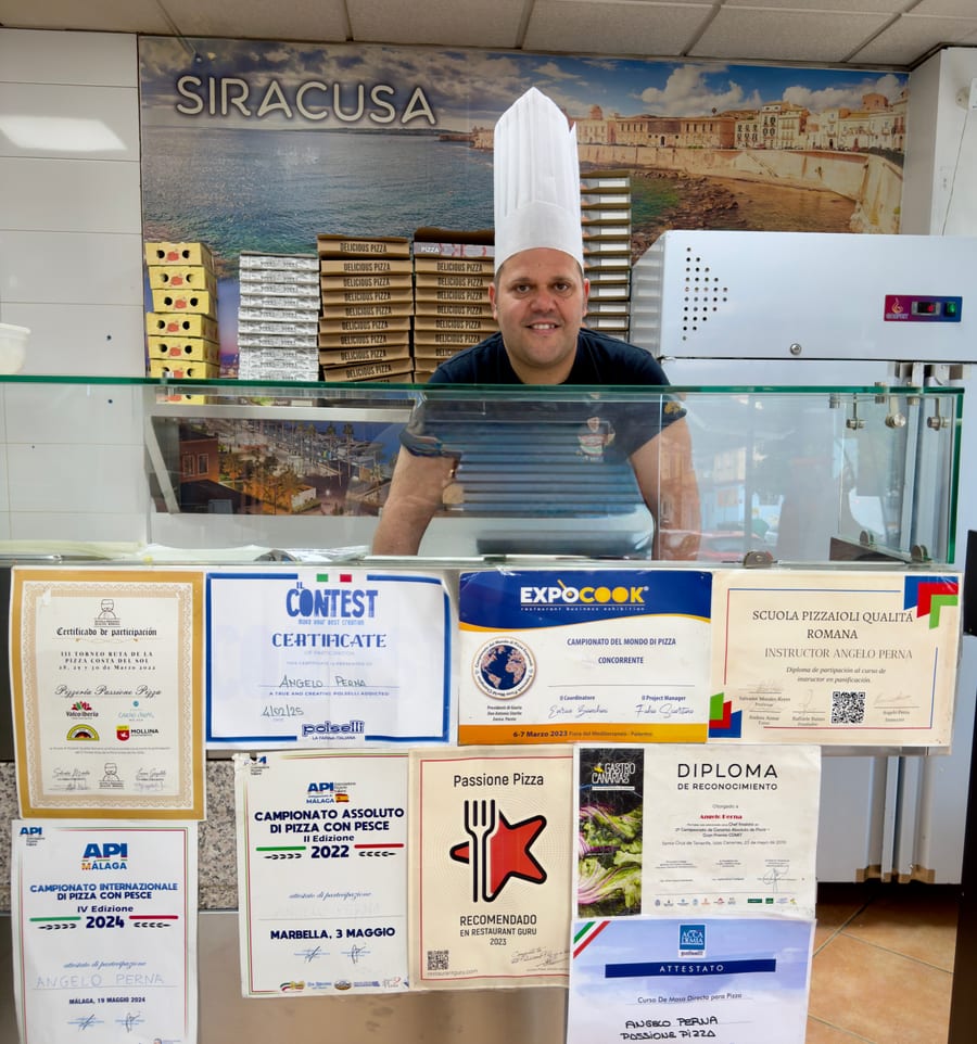 Pizza artesanal de Passione Pizza